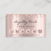 Loyalität 6 Makeutische Esthetikerin Eyelash Rose Visitekaartje (Voorkant)