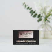 Loyalität 9 Nails Lashes Beauty Visitekaartje (Staand voorkant)