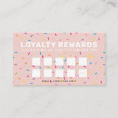 LOYALITEIT BELONING Frosting Drip sprinkles blush Klantenkaartje (Voorkant)