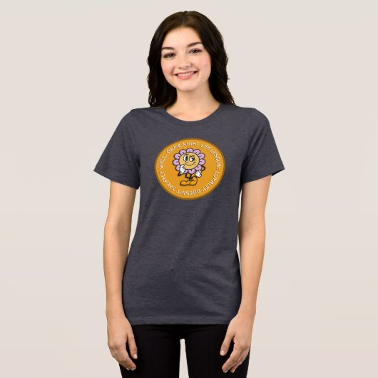Loyaliteit gaat niet goed Tri-Blend shirt (Voorkant volledig)