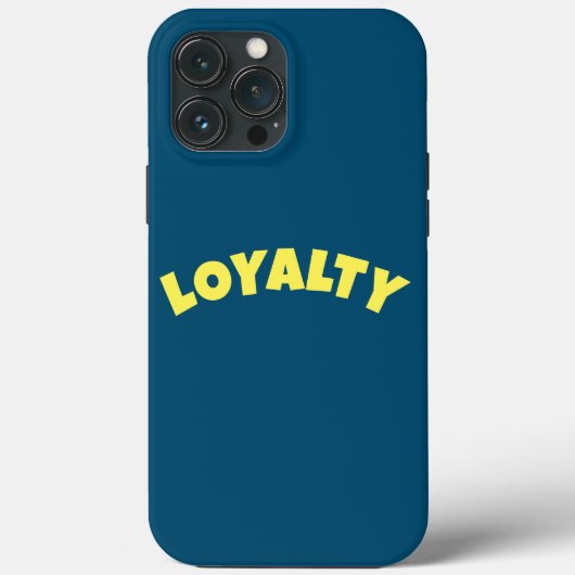 Loyaliteit iPhone 13 hoesje (Achterkant)
