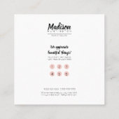 Loyaliteit is een mooi ding Roos Gold ID554 Klantenkaartje (Achterkant)