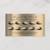 Loyaliteit Kaart 10 make-up wimpers ArtistExtensio Klantenkaartje (Achterkant)