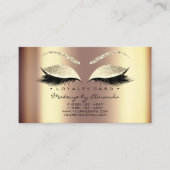 Loyaliteit Kaart 6 Beauty Salon Lash Sepia Honey G Klantenkaartje (Voorkant)