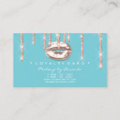 Loyaliteit Kaart 6 Punch Make-up Artiest Crown Blu Klantenkaartje (Voorkant)