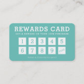 LOYALITEIT KAART schattig modern loyaliteit 10 min Klantenkaartje (Voorkant)