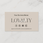 Loyaliteit Kaart Sjabloon, Boho Customer Loyalty K (Voorkant)