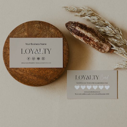 Loyaliteit Kaart Sjabloon, Boho Customer Loyalty K