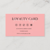 Loyaliteit Kaart Sjabloon, Modern Klantenkaartje (Voorkant)