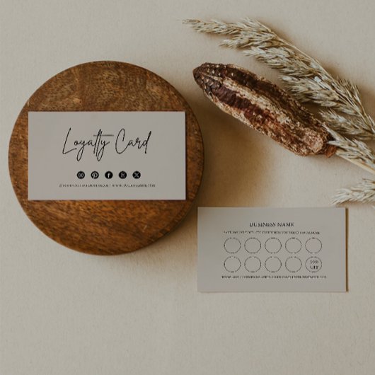 Loyaliteit Kaart Sjabloon, moderne klant Klantenkaartje