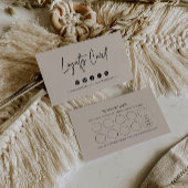 Loyaliteit Kaart Sjabloon, moderne klant Klantenkaartje