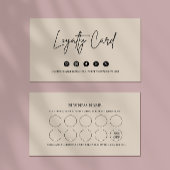 Loyaliteit Kaart Sjabloon, moderne klant Klantenkaartje