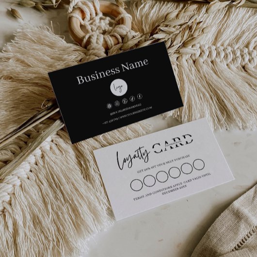 Loyaliteit Kaart Sjabloon, moderne klant loyalitei Klantenkaartje