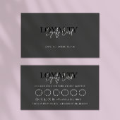 Loyaliteit Kaart Sjabloon, zwart en wit Klantenkaartje