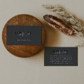 Loyaliteit Kaart Sjabloon, zwart en wit Klantenkaartje