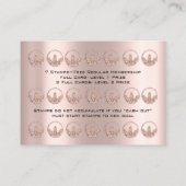 Loyaliteit Kaart Voeding Gezondheid Kruiden Roos 2 Klantenkaartje (Achterkant)