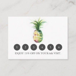 Loyaliteit Kaarten voor Business Ananas