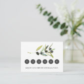 Loyaliteit Kaarten voor Business Olive Branch (Staand voorkant)