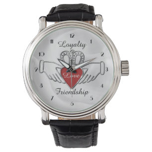 Loyaliteit Liefde Vriendschap Claddagh Polshorloge Horloge