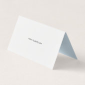 Loyaliteit Modern Minimalistisch Lichtgrijs Visitekaartje (Achterkant)