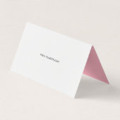 Loyaliteit Moderne Minimalistische Kersenbloesem Visitekaartje (Achterkant)