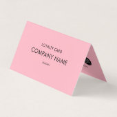 Loyaliteit Moderne Minimalistische Kersenbloesem Visitekaartje (Voorkant)