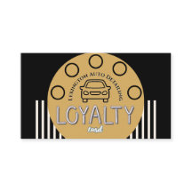 Loyaliteit Ponskaart Auto Service Bedrijf