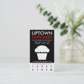 loyaliteit van de uptown cupcakes klantenkaartje (Staand voorkant)