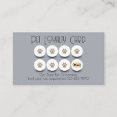 Loyaliteit van hondenpoten bij het verzorgen van h visitekaartje (Voorkant)