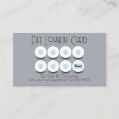 Loyaliteit van hondenpoten bij het verzorgen van h visitekaartje (Voorkant)