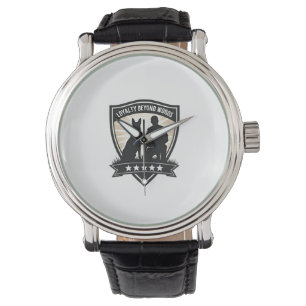 Loyaliteit Voorbij Woorden Vintage K9 Politie Badg Horloge