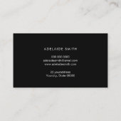 Loyaliteitskaart Aqua Opal Edelsteen Visitekaartje (Achterkant)