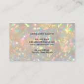 Loyaliteitskaart briljant opaal visitekaartje (Achterkant)