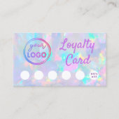Loyaliteitskaart Opal Stone Visitekaartje (Voorkant)
