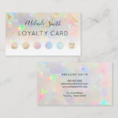 Loyaliteitskaart Opal Texture Visitekaartje (Voorkant / Achterkant)