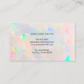 Loyaliteitskaart Opal Texture Visitekaartje (Achterkant)