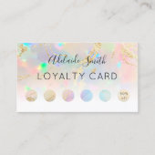 Loyaliteitskaart Opal Texture Visitekaartje (Voorkant)