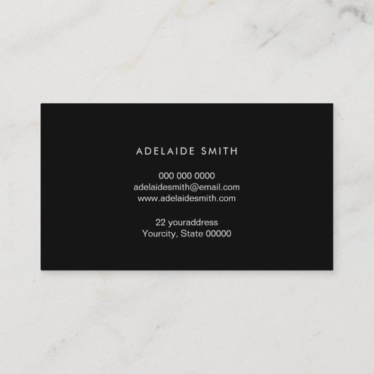 Loyaliteitskaart paarse opaal edelsteen visitekaartje (Achterkant)