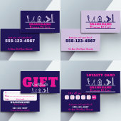 Loyaliteitskaart Pet Care verzorgingsservice Visitekaartje