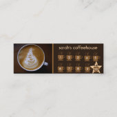 Loyaliteitskaart van de coffeeshop klantenkaartje (Voorkant)