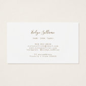 Loyaliteitskaart van Seafoam green agaat Visitekaartje (Achterkant)