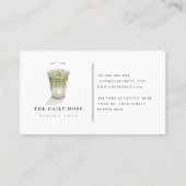 Loyaliteitskaart voor coffeeshop Visitekaartje (Voorkant)