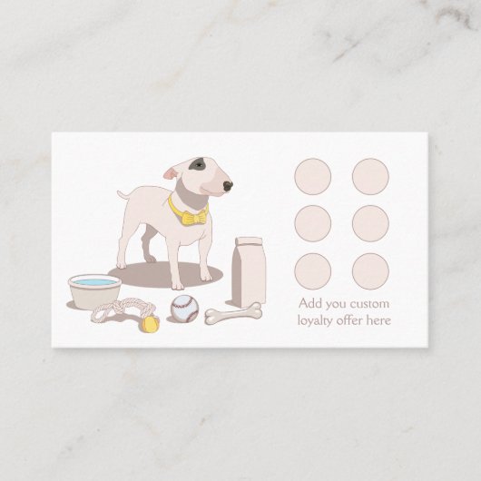 Loyaliteitskaart voor verzorging klantenkaartje (Voorkant)