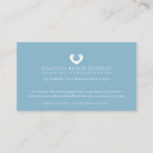 Loyaliteitskorting schoonheid gezondheid massage a klantenkaartje (Achterkant)