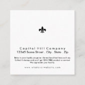 loyaliteitsprogramma fleur de lys square klantenkaartje (Voorkant)