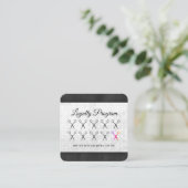 Loyaliteitsprogramma / Pailletten / Stylist Leiste Klantenkaartje (Staand voorkant)