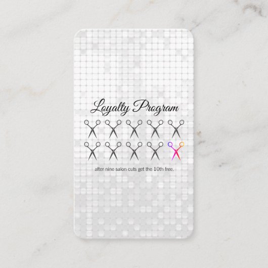 Loyaliteitsprogramma / Sequin / Stylist Klantenkaartje (Voorkant)