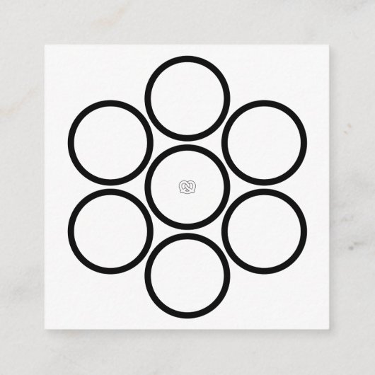 loyaliteitsprogramma soft pretzel square klantenkaartje (Achterkant)