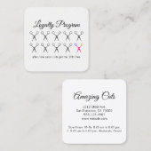 Loyaliteitsprogramma / Stylist Klantenkaartje (Voorkant / Achterkant)