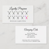 Loyaliteitsprogramma / Stylist Klantenkaartje (Voorkant / Achterkant)